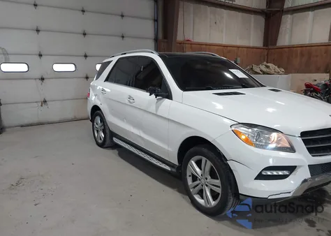 2015 Mercedes-Benz Ml 350 4Matic из США, поврежденный, VIN 4JGDA5HB3FA492815